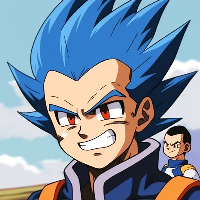 Image For Post | Vegeta looking content, bright colors and cartoonish style. anime meme pfp that tickle your funny bones pfp for discord. - [Anime Meme PFP](https://hero.page/pfp/anime-meme-pfp)
