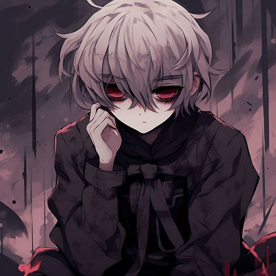 Image For Post | Tokyo Ghoul's Kaneki in a brooding pose, dark tones with stark contrasts. pfp aesthetic anime pfp for discord. - [Aesthetic Anime Pfp Focus](https://hero.page/pfp/aesthetic-anime-pfp-focus)