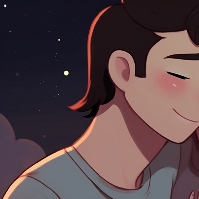 Image For Post | Two characters, bathed in golden light, heads touching and eyes closed. stunning matching pfp for couples cartoon pfp for discord. - [matching pfp for couples cartoon, aesthetic matching pfp ideas](https://hero.page/pfp/matching-pfp-for-couples-cartoon-aesthetic-matching-pfp-ideas)