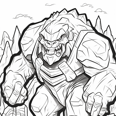 Image For Post | Sketch of Regirock, the legendary Pokemon, showing strong geometric shapes and rough textures. printable coloring page, black and white, free download - [Pokemon Drawing Sketch Coloring Pages ](https://hero.page/coloring/pokemon-drawing-sketch-coloring-pages-fun-for-adults-and-kids)