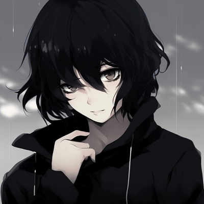 Image For Post | Anime girl with dark-themed, stark contrasts between lighter skin and darker hair and clothing. unique emo anime pfp - [emo anime pfp Collection](https://hero.page/pfp/emo-anime-pfp-collection)