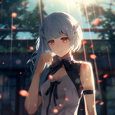 Image For Post | Rei Ayanami in a thoughtful pose with a surrealistic background aesthetic 4k anime pfp - [4K Anime Profile Pictures](https://hero.page/pfp/4k-anime-profile-pictures)