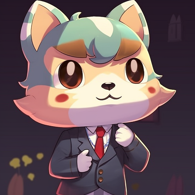 Image For Post Close up of Raymond - cat-themed animal crossing pfp