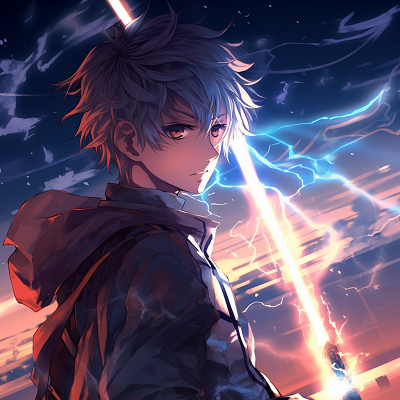 Image For Post Anime Boy with Sword at Night - 4k anime boy profile photos