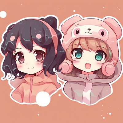 Image For Post | Trio of cheerful anime characters, solid outlines and contrast expressions. anime 3 matching pfp cute edition - [Anime 3 Matching Pfp Top Picks](https://hero.page/pfp/anime-3-matching-pfp-top-picks)