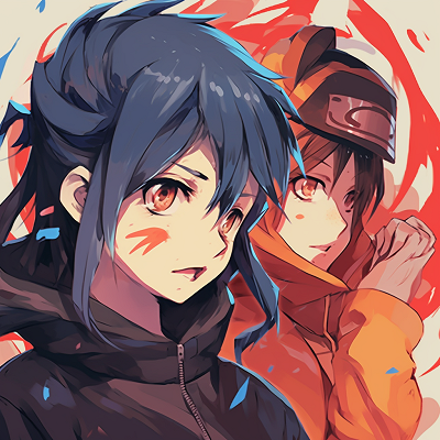 Image For Post | Naruto and Sasuke in dynamic shinobi poses, intricate details and intense color scheme. unforgettable matching anime pfp for friends - [matching pfp for 2 friends anime](https://hero.page/pfp/matching-pfp-for-2-friends-anime)