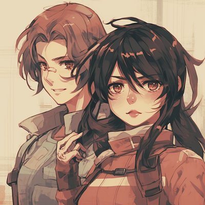 Image For Post Attack on Titan Pair Pfp - anime matching pfp for two friends: popular styles