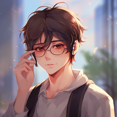 Image For Post | Anime guy wearing glasses, crisp details and intellectual vibe. trendy anime guy pfp - [Anime Guy PFP](https://hero.page/pfp/anime-guy-pfp)