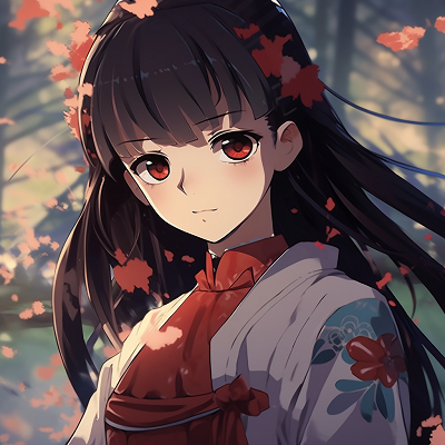 Image For Post | Traditional Japanese anime girl draped in a colorful Kimono, subtle pastels and detailed line-work. anime girl pfp in high quality - [High Quality Anime PFP Gallery](https://hero.page/pfp/high-quality-anime-pfp-gallery)