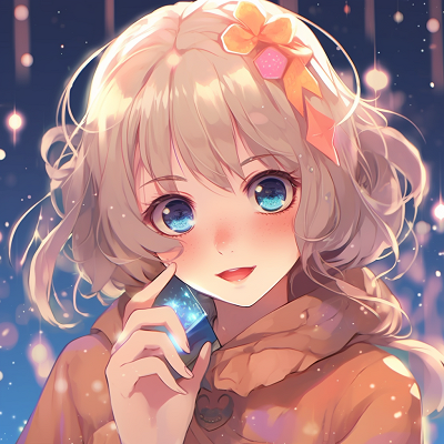 Image For Post | Fashion-forward kawaii girl with unique clothing designs, contrast between vibrant and soft colors. glamorous kawaii anime pfp choices - [kawaii anime pfp universe](https://hero.page/pfp/kawaii-anime-pfp-universe)