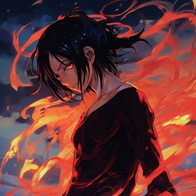 Image For Post Inferno's Dance - female fire anime pfp