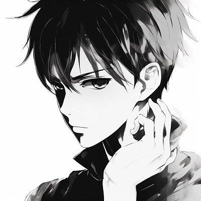 Image For Post | Levi's intense gaze rendered in high contrast black and white. fascinating  anime profile picture in black and white - [Anime Profile Picture Black and White](https://hero.page/pfp/anime-profile-picture-black-and-white)
