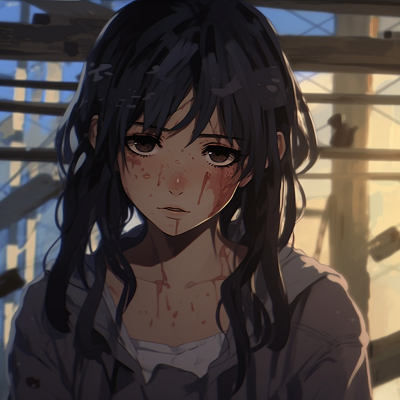 Image For Post | Desolate anime girl alone under moonlight, exaggerated light effects that portray desolation. sad pfp anime girl styles - [Sad PFP Anime](https://hero.page/pfp/sad-pfp-anime)
