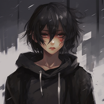 Image For Post | Anime character shown in an unshared moment of solitude, focus on the character's emotion and monochrome color scheme. depressed anime characters pfp - [Sad PFP Anime](https://hero.page/pfp/sad-pfp-anime)