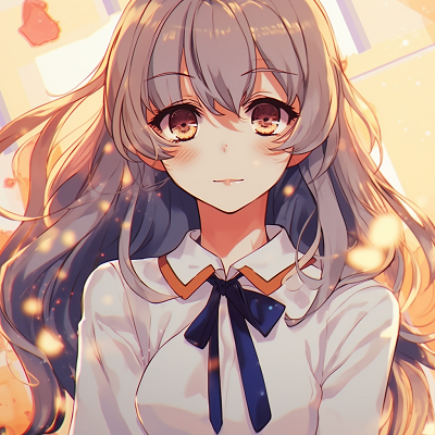 Image For Post | Close-up of an anime schoolgirl, with detailed expression and warm hues. girl anime fascinating pfp - [cute animated pfp](https://hero.page/pfp/cute-animated-pfp)