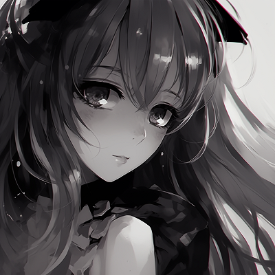 Image For Post | Anime girl profile showing expressive eyes, illustrated in black and white, revealing a story left untold. anime pfp girl in black and whiteHD, free download - [Anime PFP Girl](https://hero.page/pfp/anime-pfp-girl)