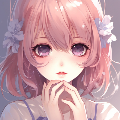 Image For Post | Cherry blossom-themed avatar saturated colors and sakura accents. anime girl pfp avatar anime pfp - [Anime girl pfp](https://hero.page/pfp/anime-girl-pfp)