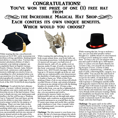 Image For Post Hat 2024 CYOA