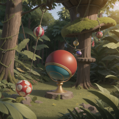 Image For Post Anime, forest, circus, crystal ball, jungle, space station, HD, 4K, AI Generated Art