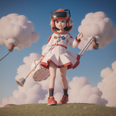 Image For Post Anime, wind, virtual reality, school, astronaut, drum, HD, 4K, AI Generated Art