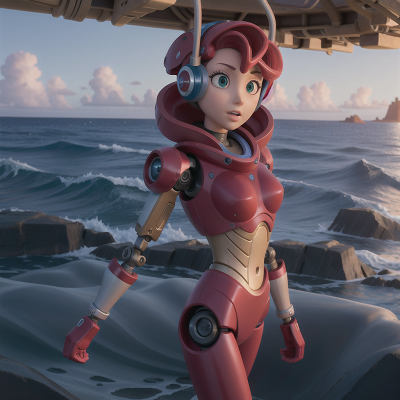 Image For Post Anime, robot, betrayal, exploring, ocean, circus, HD, 4K, AI Generated Art