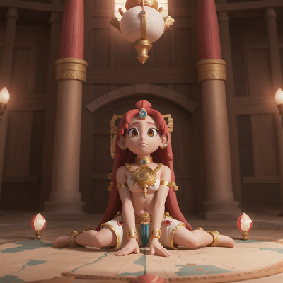 Image For Post Anime, sphinx, key, map, circus, crystal, HD, 4K, AI Generated Art