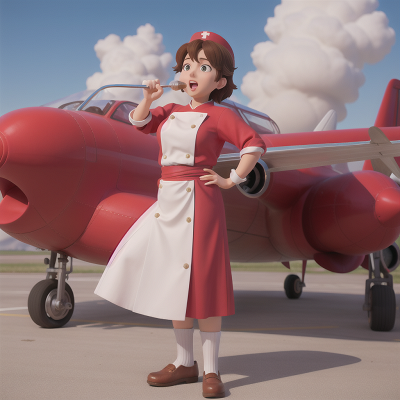 Image For Post Anime, chef, doctor, queen, trumpet, airplane, HD, 4K, AI Generated Art