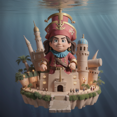 Image For Post Anime, museum, underwater city, pirate, dwarf, pharaoh, HD, 4K, AI Generated Art
