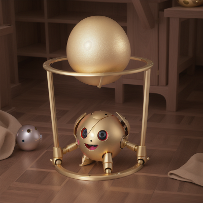 Image For Post Anime, golden egg, stars, knights, betrayal, robotic pet, HD, 4K, AI Generated Art