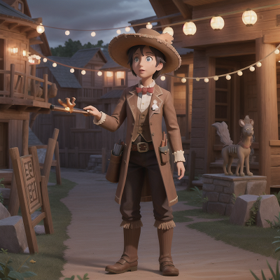 Image For Post Anime, wild west town, haunted mansion, archaeologist, circus, knights, HD, 4K, AI Generated Art