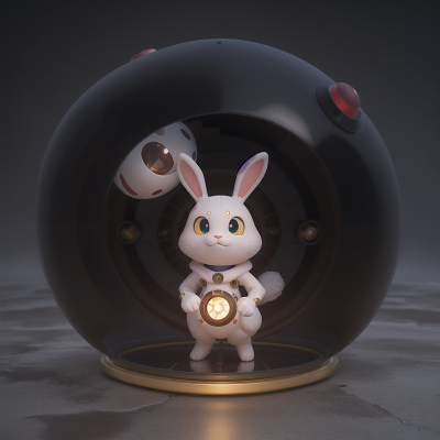 Image For Post Anime, confusion, teleportation device, hail, rabbit, cyborg, HD, 4K, AI Generated Art