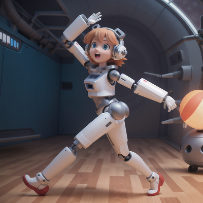 Image For Post Anime, robotic pet, dancing, singing, space station, car, HD, 4K, AI Generated Art