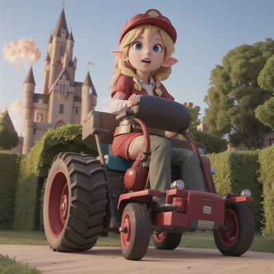 Image For Post Anime, castle, scientist, tractor, elf, firefighter, HD, 4K, AI Generated Art