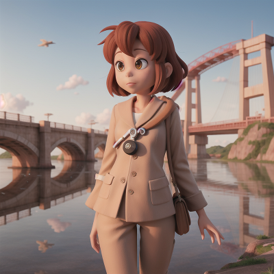 Image For Post Anime, drought, wind, scientist, bridge, monkey, HD, 4K, AI Generated Art
