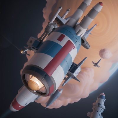 Image For Post Anime, rocket, space station, helicopter, tornado, wizard, HD, 4K, AI Generated Art