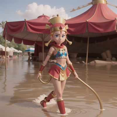 Image For Post Anime, circus, drought, flood, pharaoh, market, HD, 4K, AI Generated Art