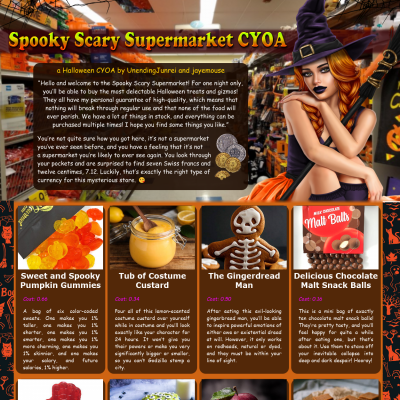 Image For Post Spooky Scary Supermarket CYOA by Junrei and Jaye