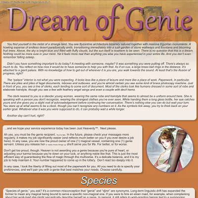 Image For Post Dream of Genie CYOA - Updated with DLC [not mine]