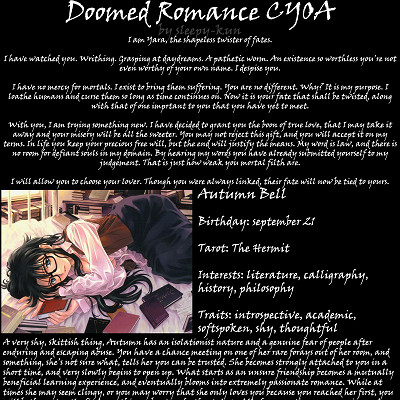 Image For Post Doomed Romance CYOA (by Sleepy-kun)