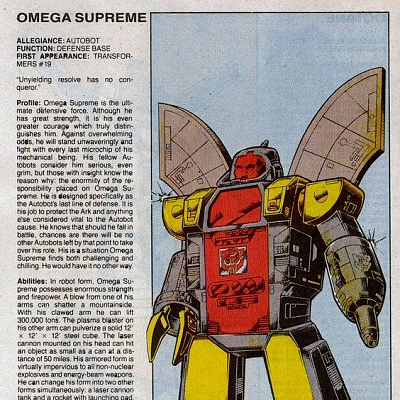 Image For Post Omega Supreme profile