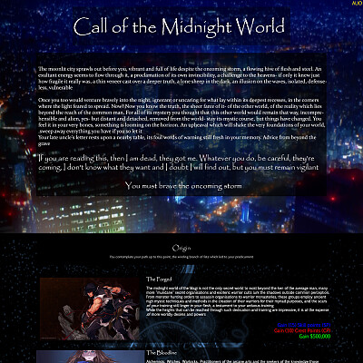 Image For Post Call Of The Midnight World