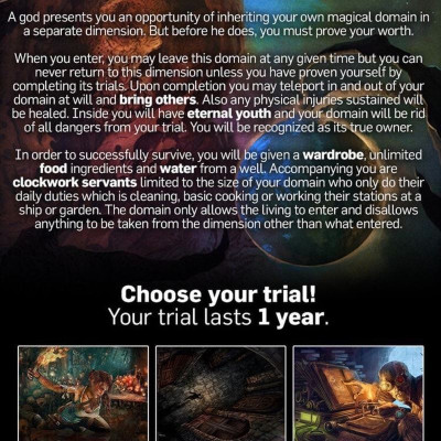 Image For Post Choose your trial CYOA
