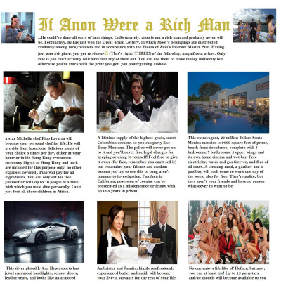 Image For Post If Anon Were a Rich Man CYOA