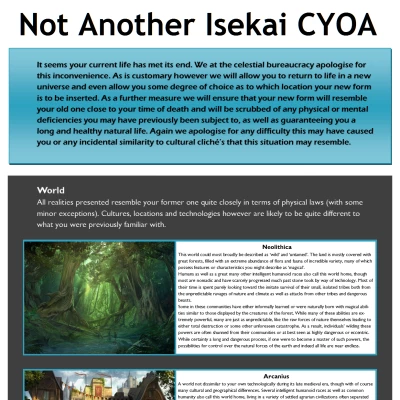 Image For Post Not Another Isekai CYOA by jordidipo2324