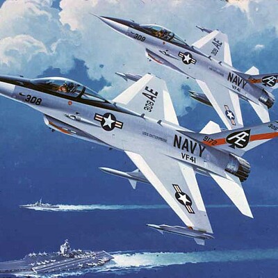 Image For Post A pair of Vought V-1600s in flight