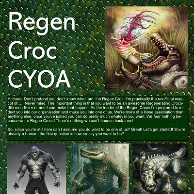Image For Post Regen Croc CYOA