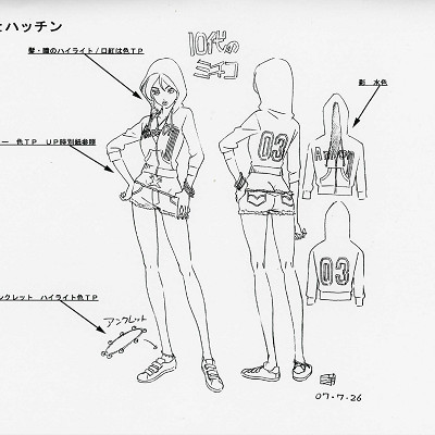Image For Post Michiko and Hatchin Character Designs