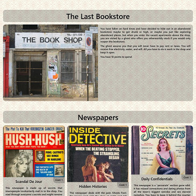 Image For Post The Last Bookstore CYOA by youbetterworkb