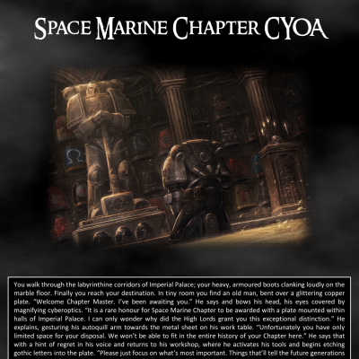 Image For Post Space Marine Chapter CYOA by tb2364