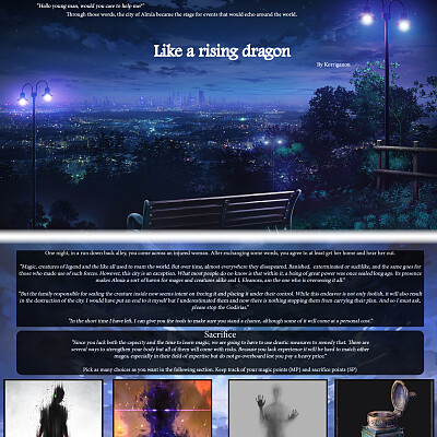 Image For Post Like a Rising Dragon CYOA by Korriganon from /tg/